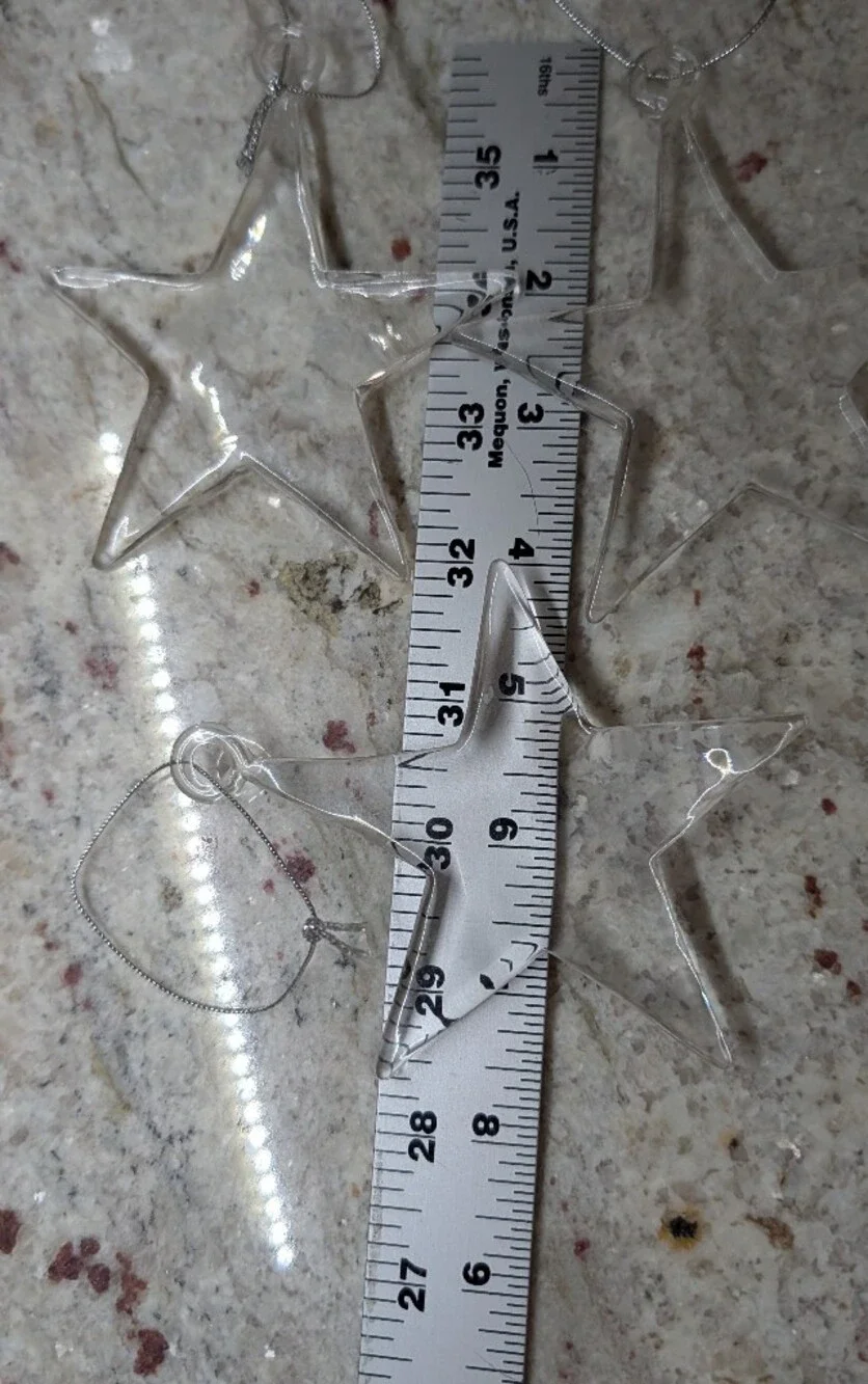Vintage clear acrylic